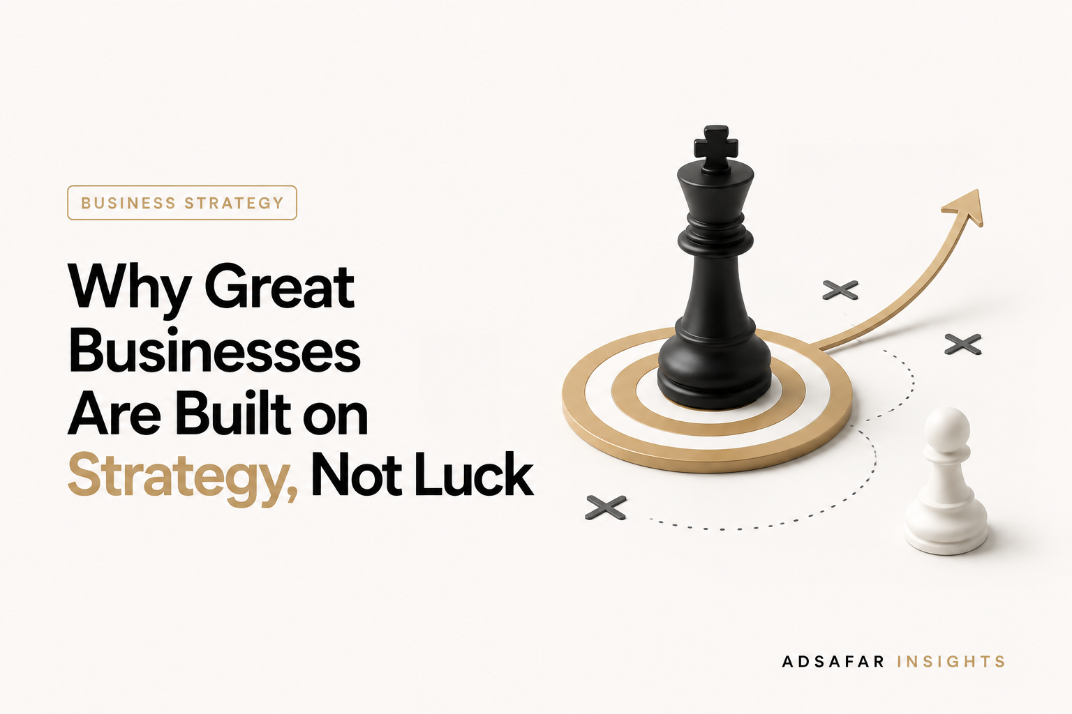 Why Great Businesses Are Built on Strategy, Not Luck